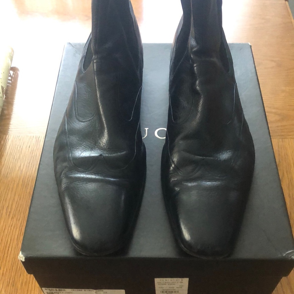 Gucci Black Shoe Boots